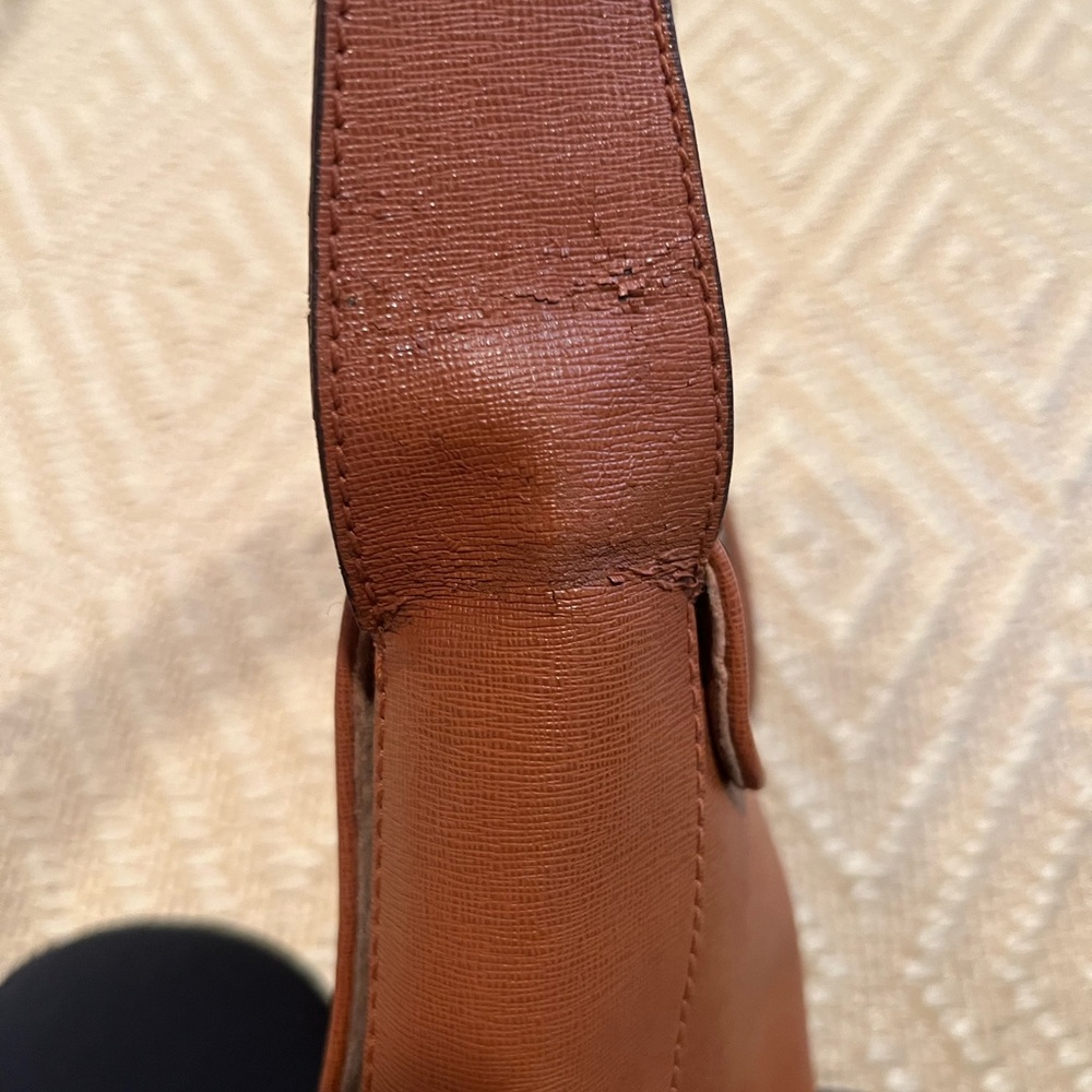 Fendi Cognac Leather Chameleon Satchel Bag - Picture 12 of 16